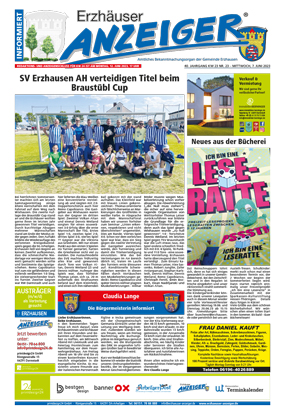 Erzhäuser Anzeiger KW23