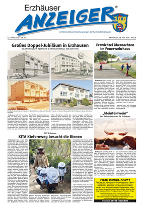 Erzhäuser Anzeiger KW25