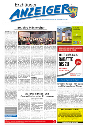 Erzhäuser Anzeiger KW45