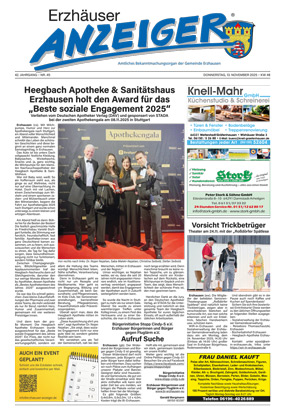 Erzhäuser Anzeiger KW46