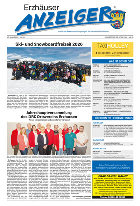 Erzhäuser Anzeiger KW15