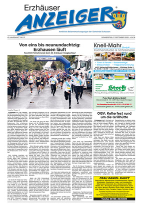Erzhäuser Anzeiger KW38