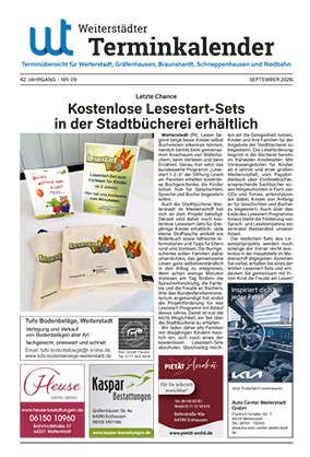Weiterstädter Terminkalender September 2026