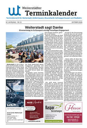 Weiterstädter Terminkalender Oktober 2026