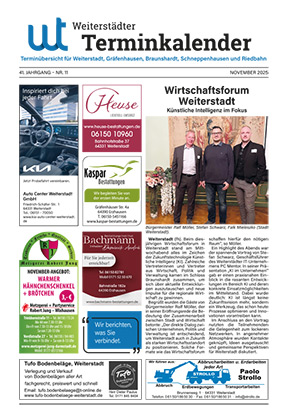 Weiterstädter Terminkalender November 2025